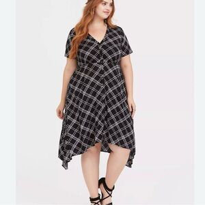Torrid Black and White Dress